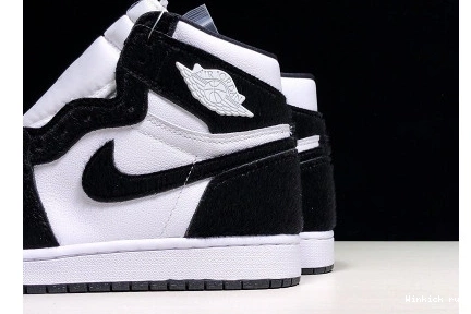 PANDA WHITE AIR JORDAN BLACK 1 0816